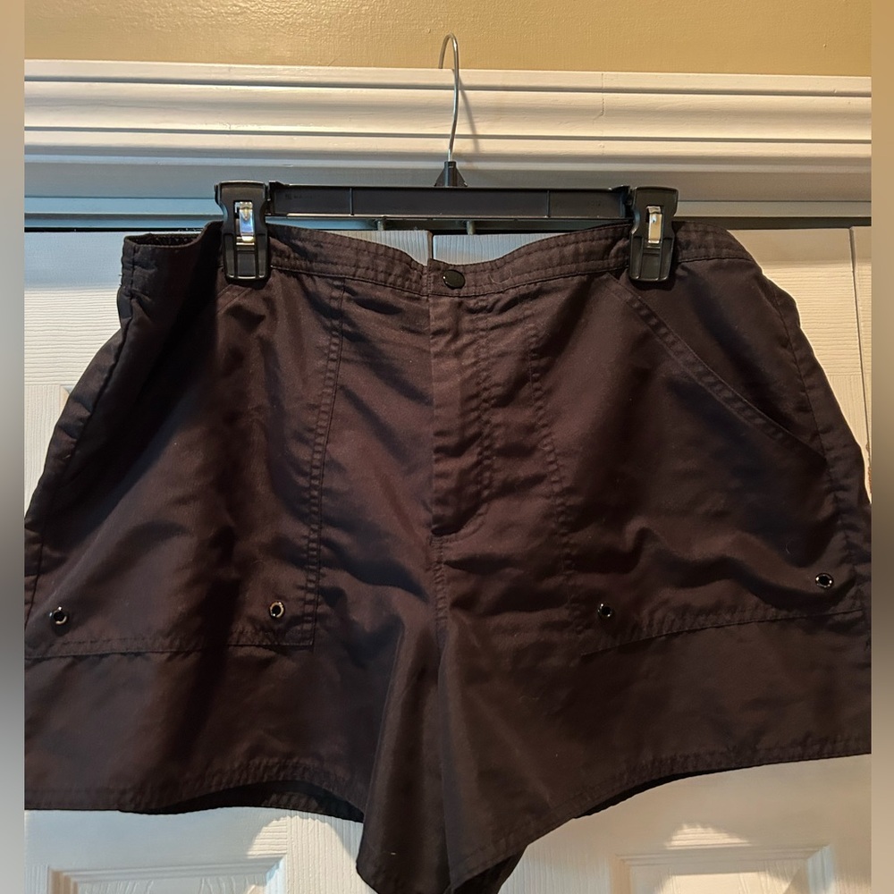 Black swim shorts size 16 women’s